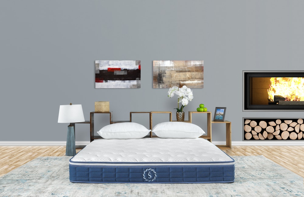 Mattress commercial photography lifestyle in room apartment setting environment