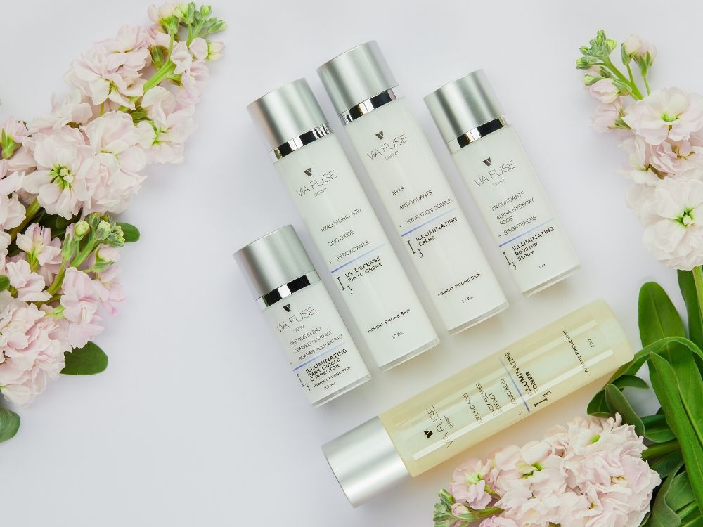 Skincare Products Photoshoot Lay-flat