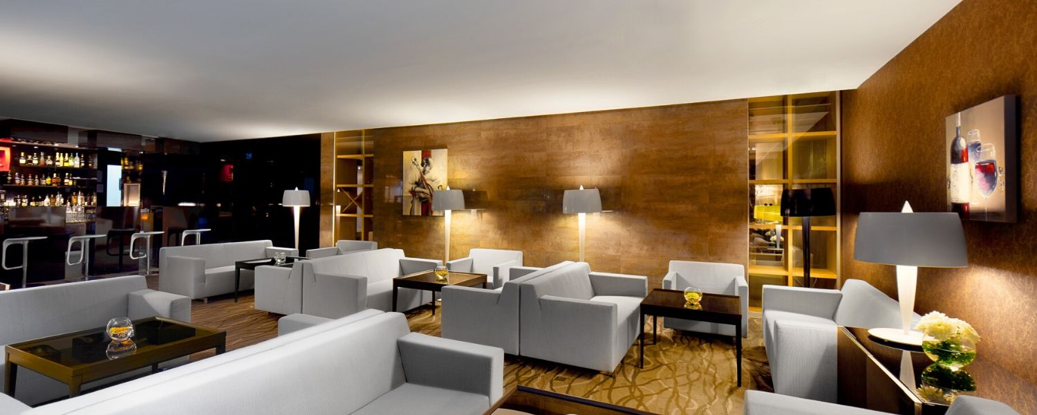 Hotel photography of lobby in New York luxury hotel