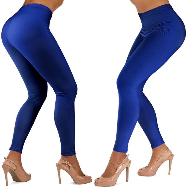Blue Leggings Photoshoot in a Model