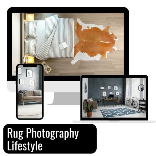 Composite shots for rug photography