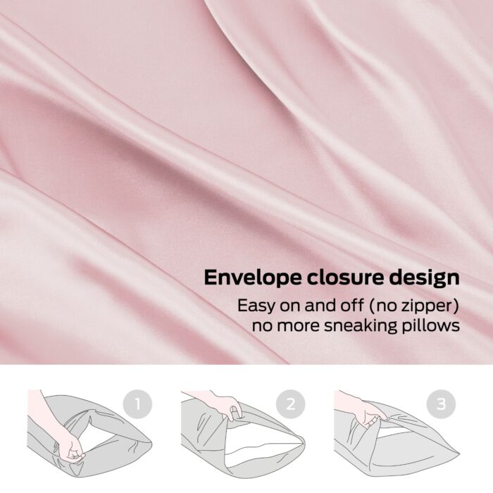 Silk pillow case texture shot for amazon listing
