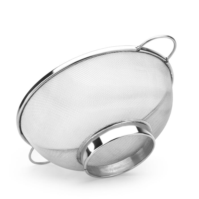 Photoshoot of a Colander, Stainless Steel