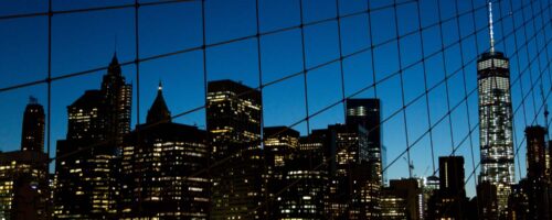 Architectural Photography of buildings in night