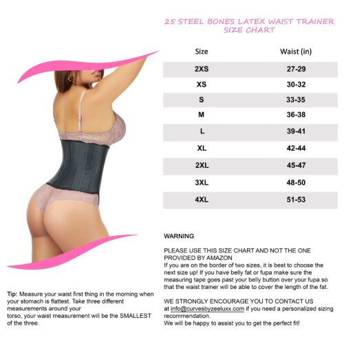 Product photography waist trainer on a model with a white background for ecommercia