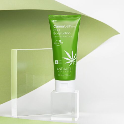 Beauty lotion product shot on a green paper showing texture of the product by Isa Aydin nj ny la