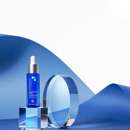 Commercial creative lifestyle beauty product photography with close up angle