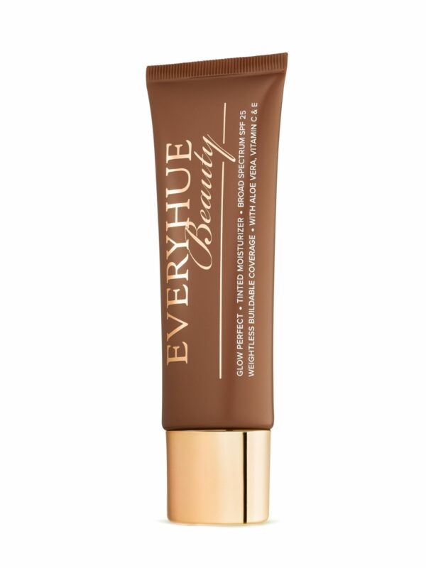 Cosmetic hero shot of a beauty product with reflective lid on a white background.