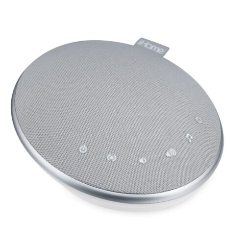 Product photography of a speaker with white background