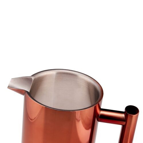 Golden color teapot product lifestyle with close up angle photoshoot on a white background by Isa Aydin NJ NY LA