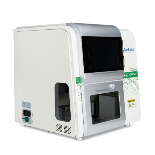 Medical product photography with a model on a white background