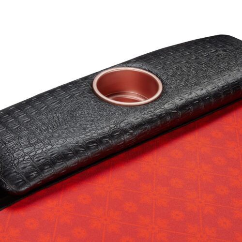 Foldable poker table product photography on a close up angle for e-commerce purpose with a close up angle