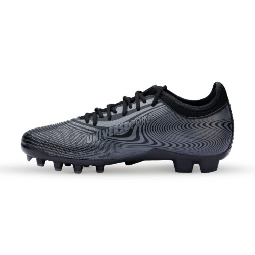 Cleats soccer shoes footwear photography with angle shot on a white background