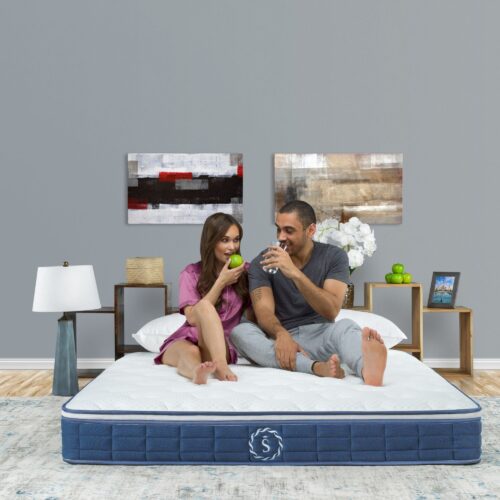 Mattress commercial photography with models by Isa Aydin nj ny la