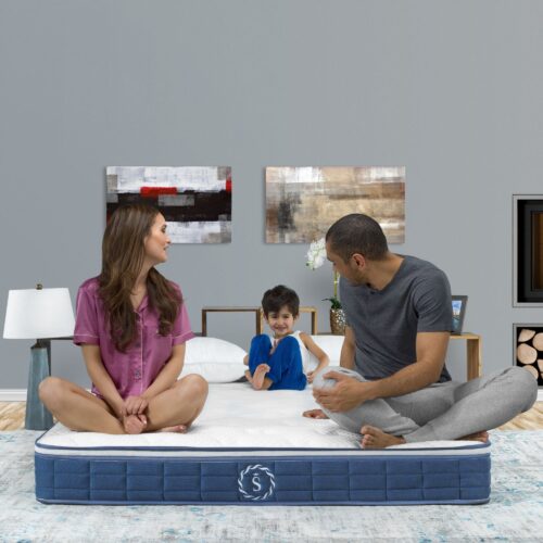 Mattress commercial photography with models by Isa Aydin nj ny la