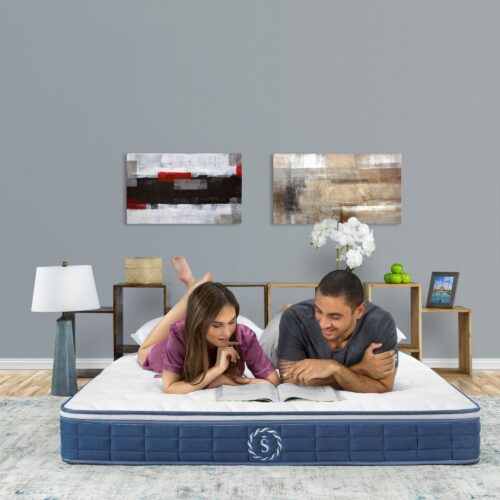 Mattress Photography Composite Shot with Models