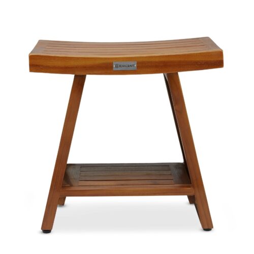 Wooden table product photoshoot on a white background