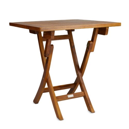 Wooden table product photoshoot on a white background