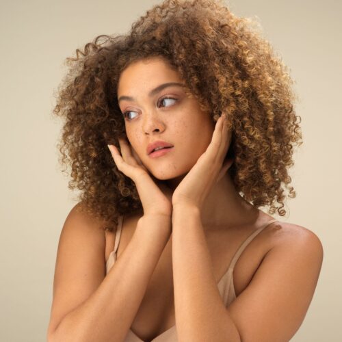 Commercial cosmetic photoshoot with female model by Isa Aydin NJ NY LA