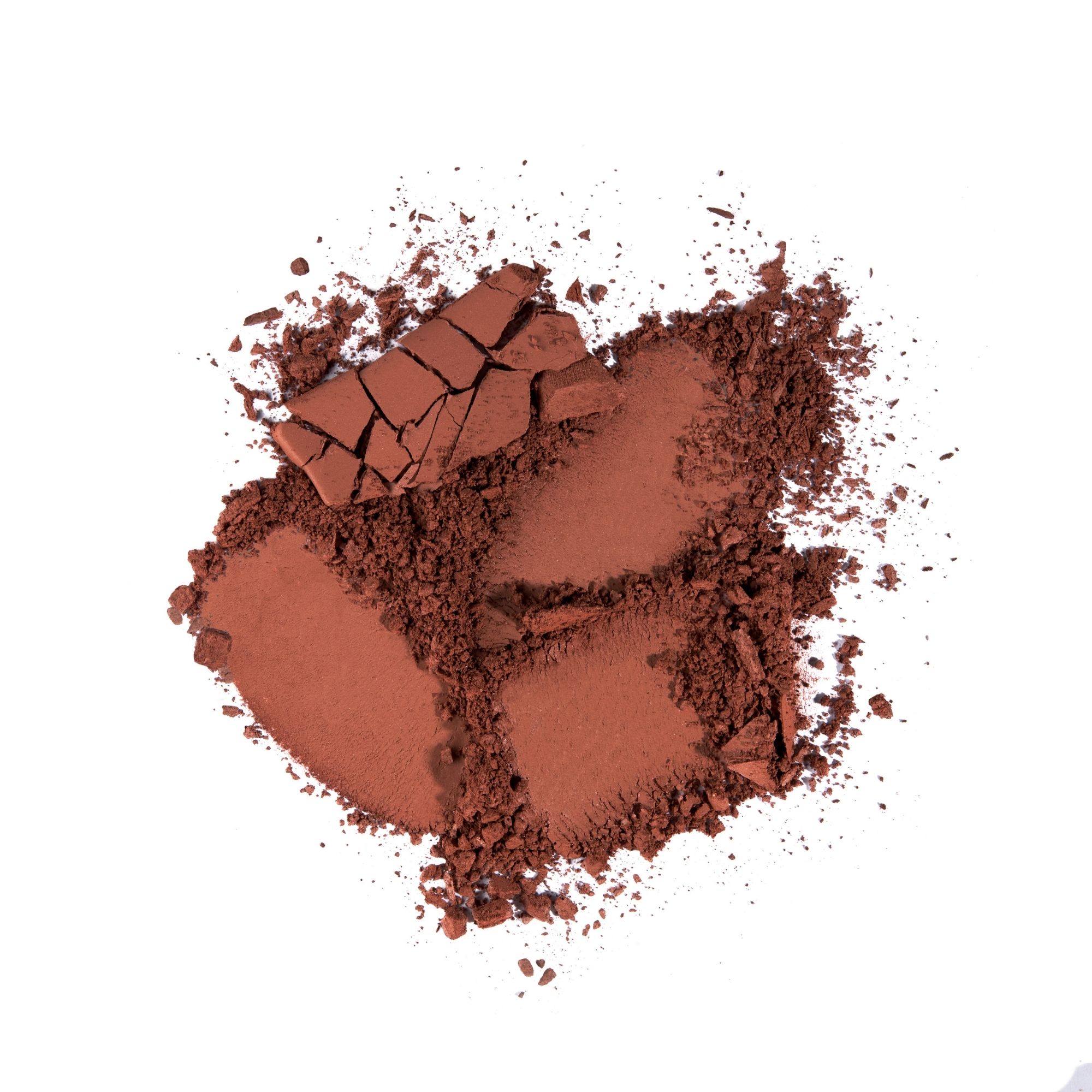 Commercial beauty product photography on a white background of swatches by Isa Aydin NJ NY LA