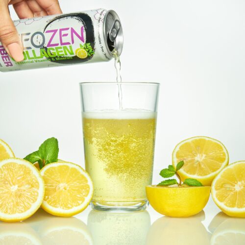 Food commercial creative product photography with model