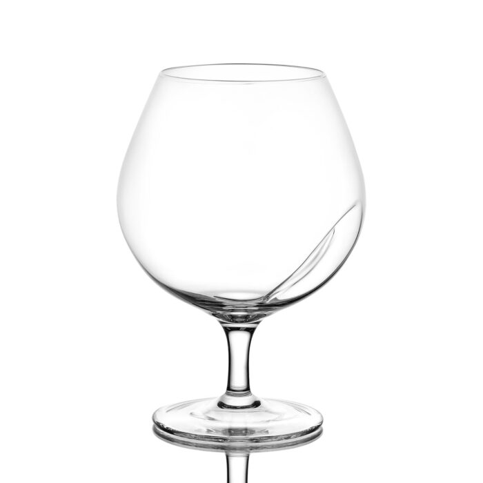 Professional glass photography on white for ecommerce