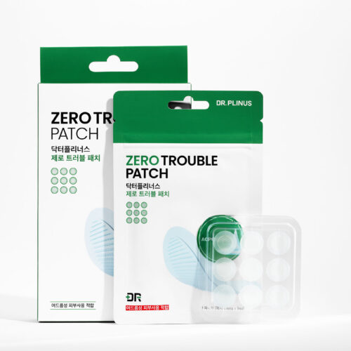 White background picture of face patches for skincare brand