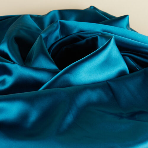 Blue color creative material props on a lay-flat angle by Isa Aydin nj ny la