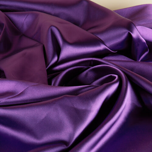 Purple color creative material props on a lay-flat angle by Isa Aydin nj ny la