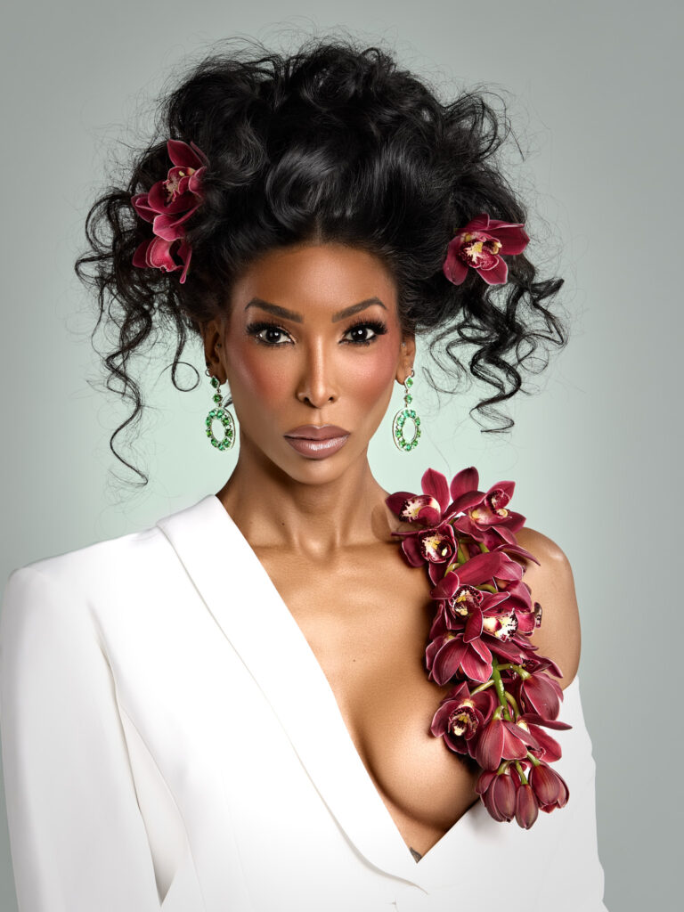 floral fashion editorial