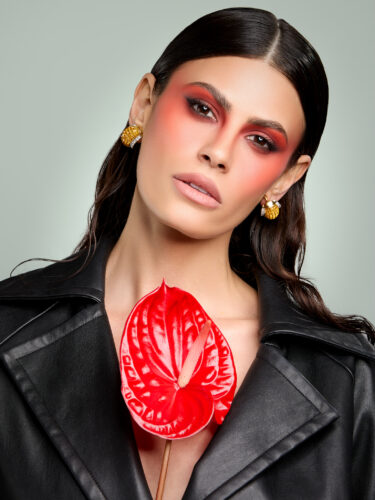 floral fashion editorial