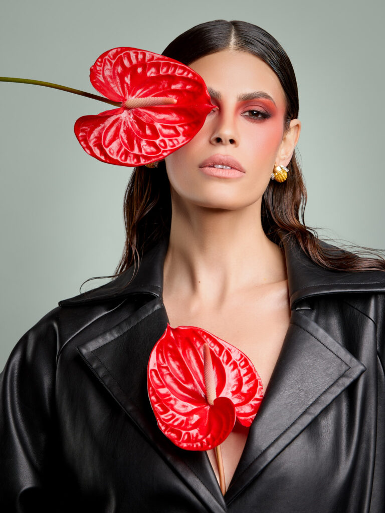 floral fashion editorial