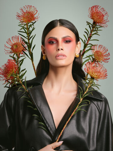 floral fashion editorial